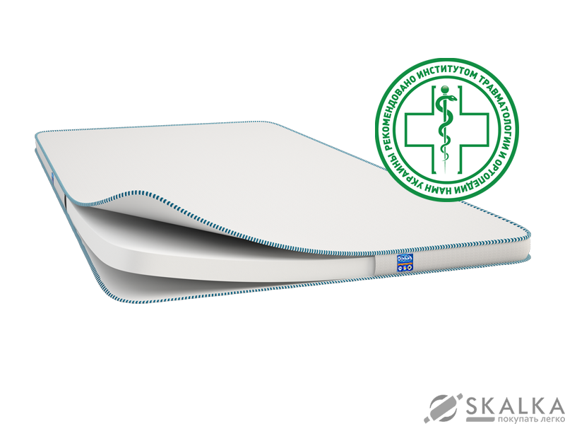 На фото Тонкий матрас-топпер Donson Slim Orgo 90x200 см (459)