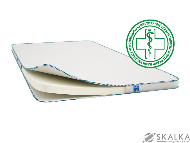 На фото Тонкий матрас-топпер Donson Slim Memo 140x190 см (475)