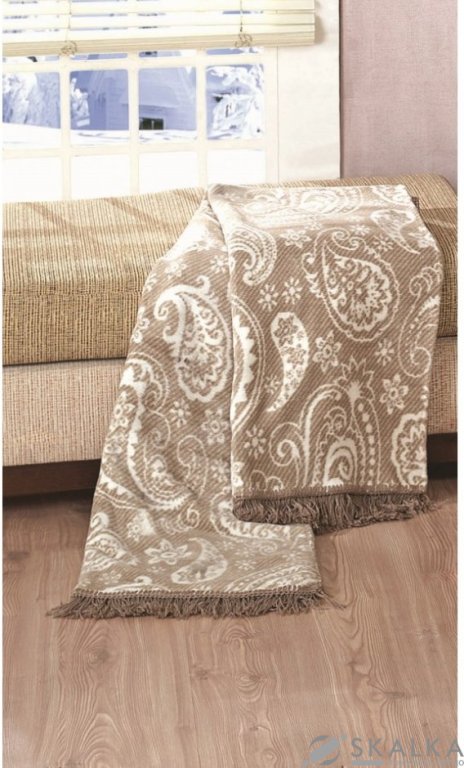 На фото Плед Arya 200х220 см Paisley Stone (TR1001849)