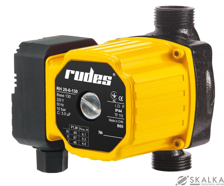 На фото Циркуляционный насос Rudes RH 20-6-130 (2207)