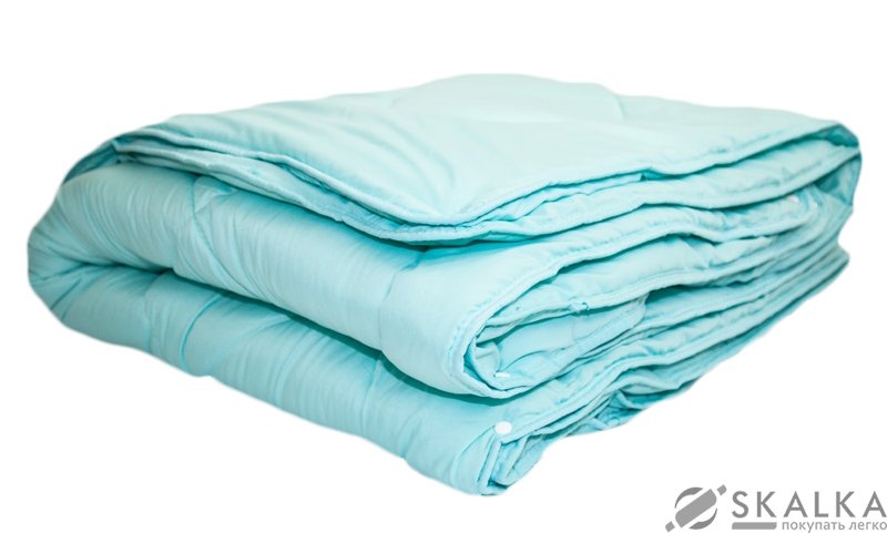 На фото Одеяло ТЕП EcoBlanc QA Four seasons QuadroAir 200х210 см Голубое