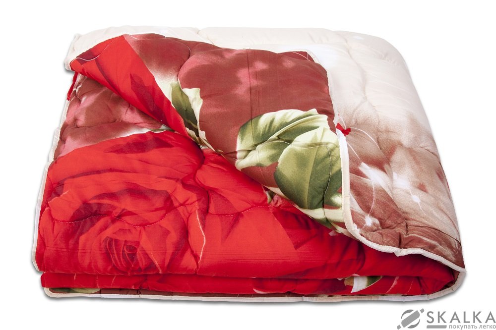 На фото Одеяло ТЕП 3D Restline Холлофайбер 180х210 см Красное