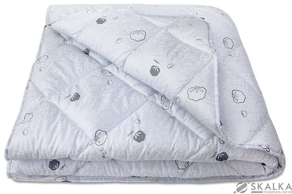 На фото Одеяло ТЕП COTTON Хлопок 180х210 см Белое