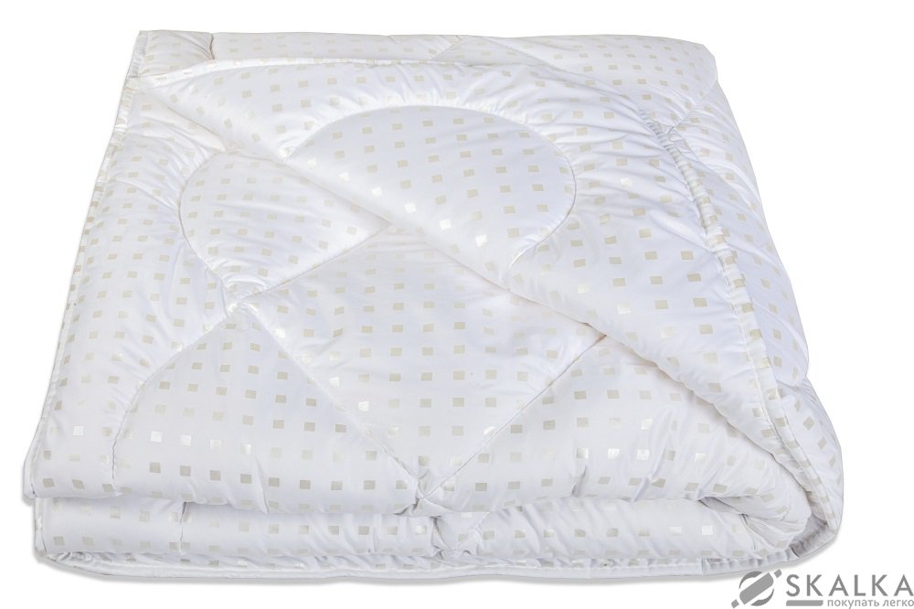 На фото Одеяло ТЕП Лебяжий пух 200х210 см Белое
