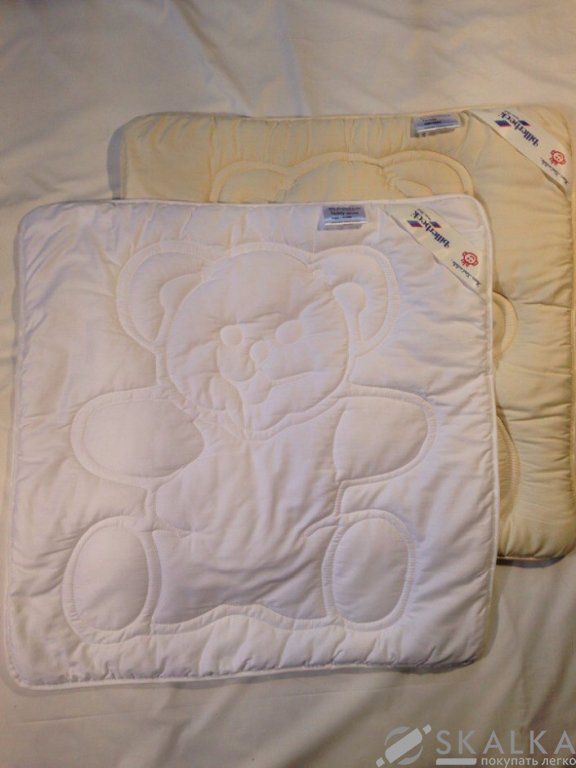 На фото Одеяло детское Billerbeck Teddy Овечья шерсть 80х80 см Бежевое (0151-01/00)