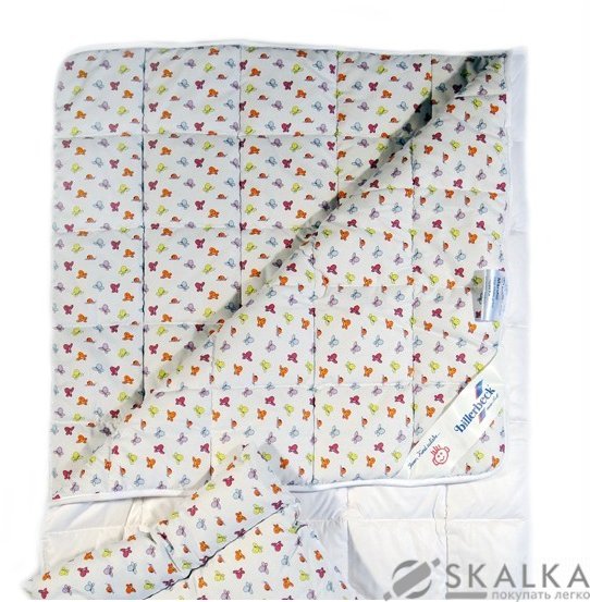 На фото Одеяло детское Billerbeck Беби 110х140 см Бежевое (0203-01/00)