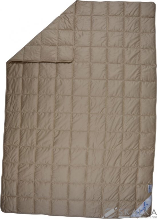 На фото Одеяло Billerbeck Гарвард Овечья шерсть 140х205 см Коричневое (0101-07/01)