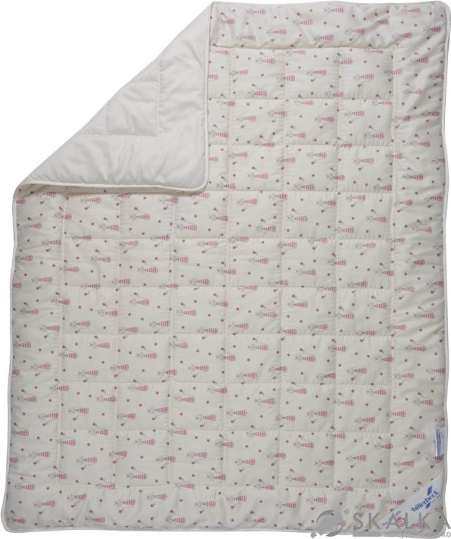 На фото Одеяло детское Billerbeck Китти облегченное Овечья шерсть 110х140 см Белое (0102-16/00)