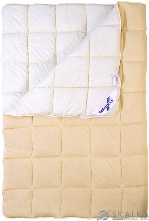 На фото Одеяло Billerbeck Олимпия облегченное Овечья шерсть 155х215 см Кремовое (0109-11/05)