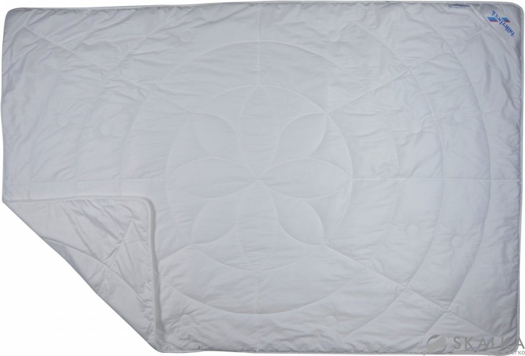 На фото Одеяло Billerbeck Перлетта облегченное Эвкалипт 155х215 см Белое (0801-13/05)