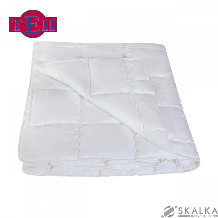 На фото Одеяло ТЕП Вамвоо Бамбуковое волокно 150х205 см Белое