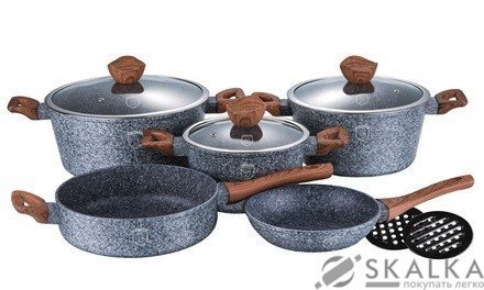 Набор посуды Berlinger Haus Forest Line 10 предметов (BH-1211) На фото Набор посуды Berlinger Haus Forest Line 10 предметов (BH-1211)