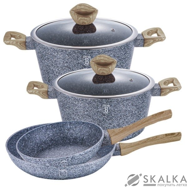 На фото Набор посуды Berlinger Haus Forest Light Brown 6 предметов (BH-1575)