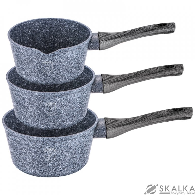 На фото Набор ковшей Berlinger Haus Forest Dark Gray 3 предмета BH-1585