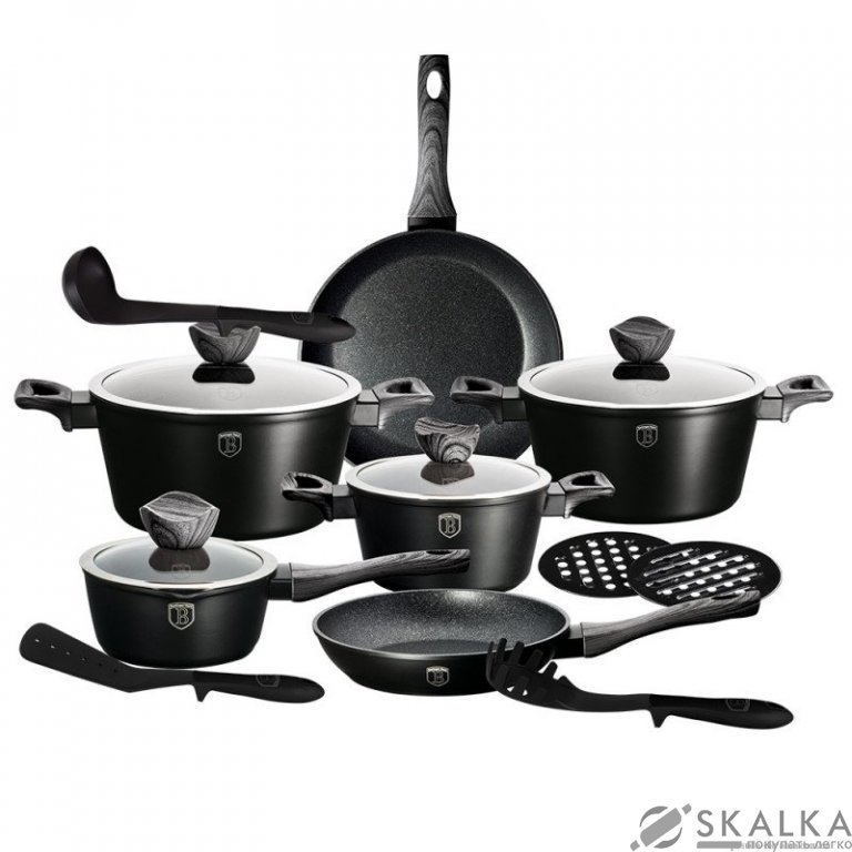 На фото Набор посуды Berlinger Haus 15 предметов (BH-1538)