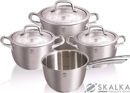 На фото Набор посуды Berlinger Haus Lady Collection 7 предметов (BH-1328)