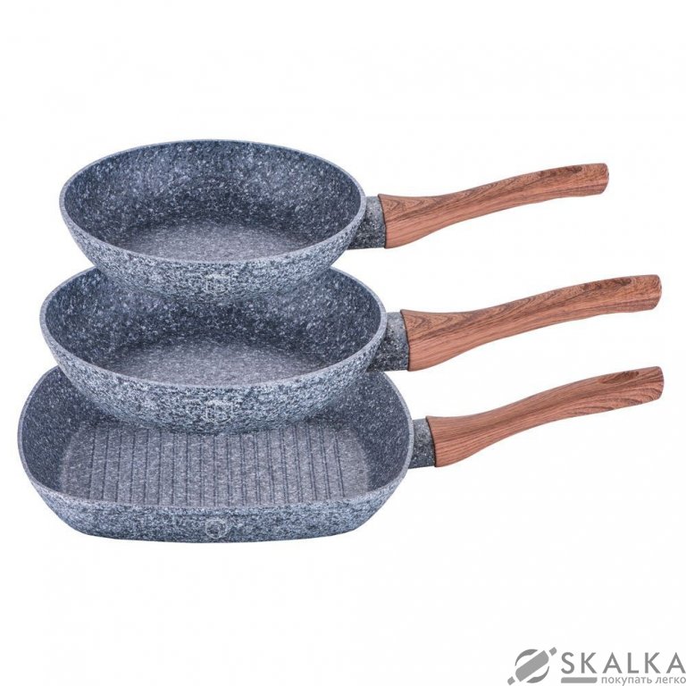 Набор сковород Berlinger Haus Forest Line 3 предмета (BH-1215) На фото Набор сковород Berlinger Haus Forest Line 3 предмета (BH-1215)