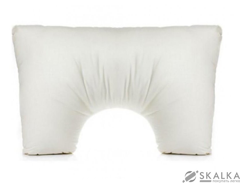 На фото Подушка ортопедическая Billerbeck Сієста + наволочка 40х60 см Белая (1204-02/46)