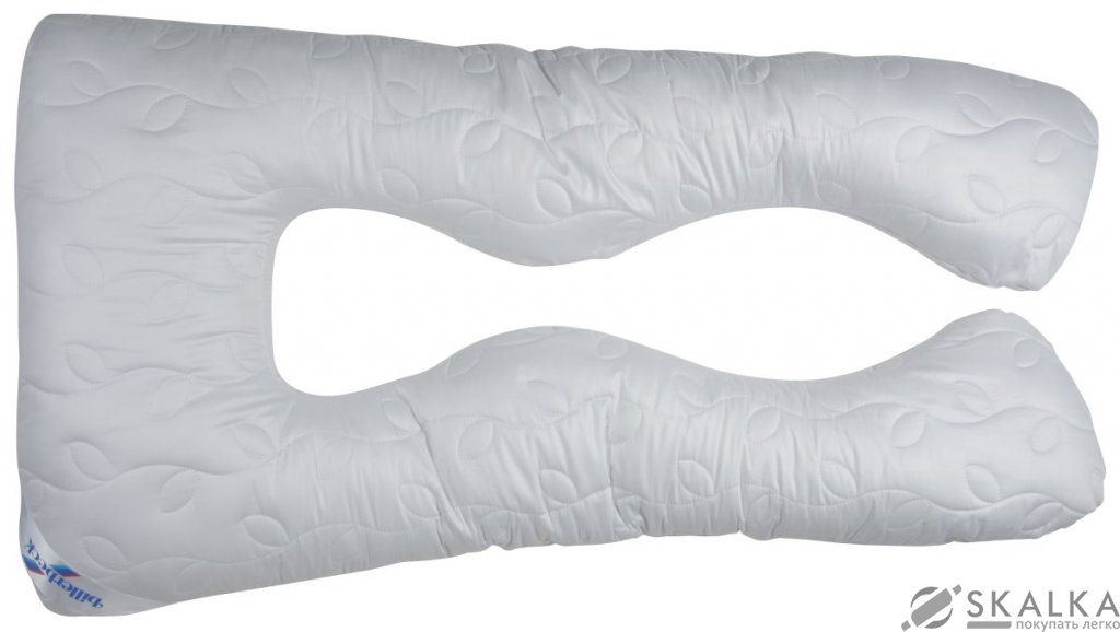 На фото Подушка для беременных Billerbeck подушка П-подобная VIP 140х77 см Белая (1334-06/01)