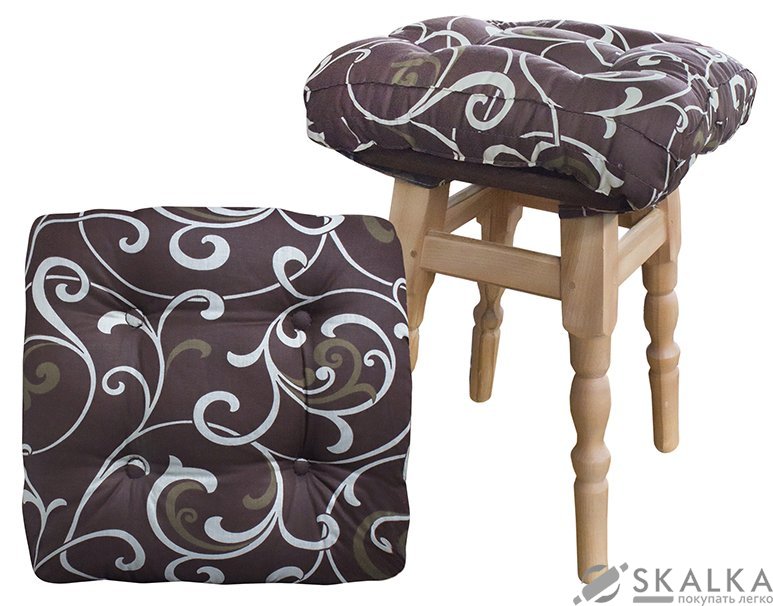 На фото Подушка на стул Dotinem 40х40 см Борт 7см (210536)