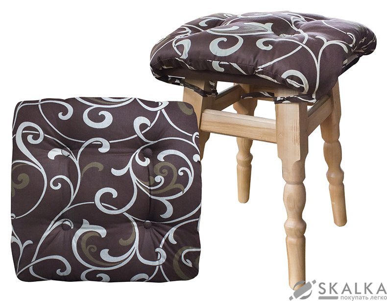 На фото Подушка на стул Dotinem 40х40 см Борт 5см (213109)