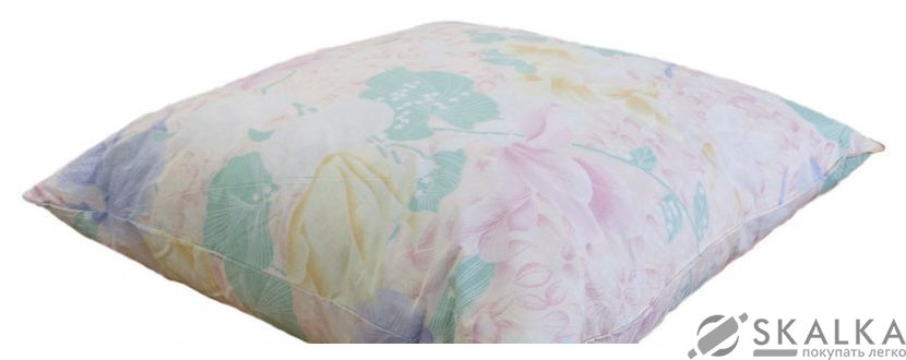 На фото Подушка Уют 70х70 см Пух-перо 10%-90% (б/канта) (212825)