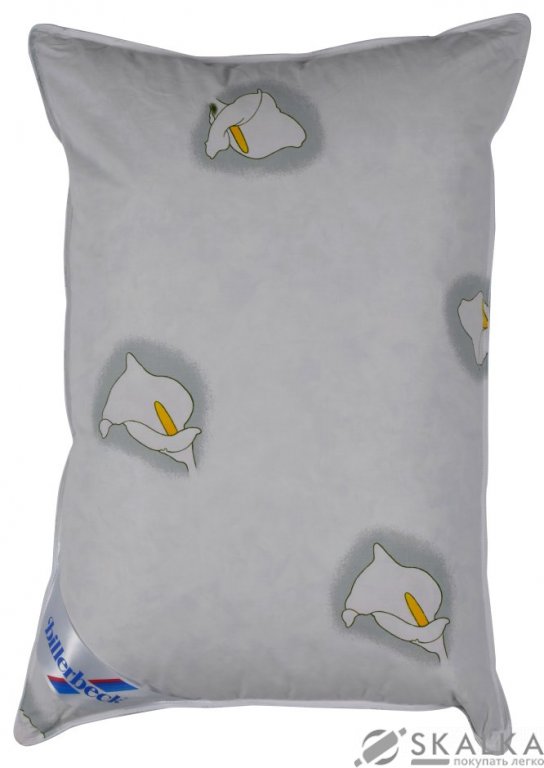 На фото Подушка Billerbeck Дана Пух/перо 60х60 см Серая (1512-01/60)