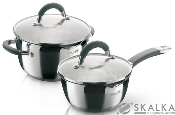 Набор посуды RONDELL Flamme 4 предмета (RDS-340) На фото Набор посуды RONDELL Flamme 4 предмета (RDS-340)