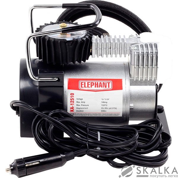 На фото Автокомпрессор Elephant 35 л/мин (КА-12510)