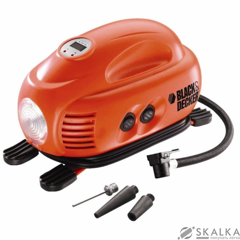 На фото Автокомпрессор Black&Decker 10 л/мин (ASI200)