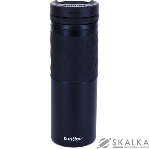 На фото Термокружка Contigo Glaze 470 мл черный (1000-0775)