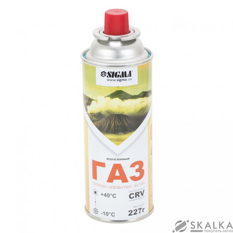 Баллон газовый Sigma всесезонный 227г CRV (2901711) На фото Баллон газовый Sigma всесезонный 227г CRV (2901711)