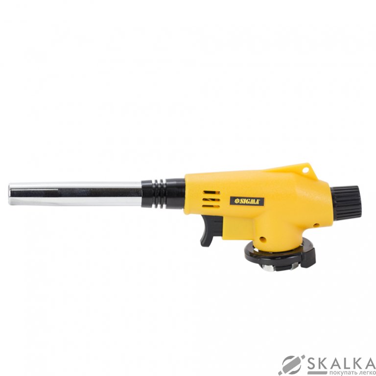 На фото Горелка газовая Sigma для пайки с пьезоподжигом (2901371)