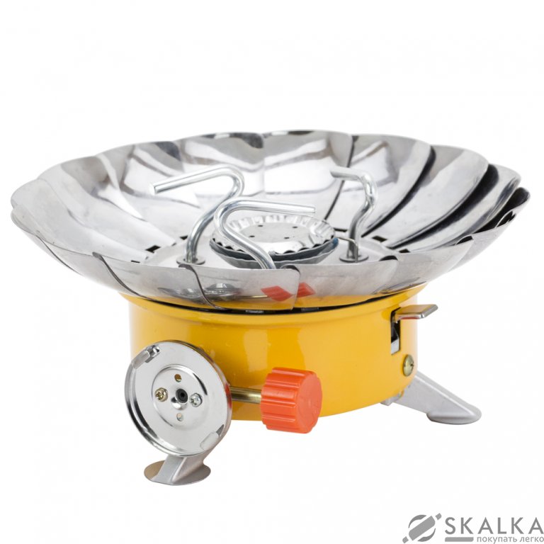 На фото Плита газовая Sigma с пьезоподжигом и защитой от ветра (2903511)