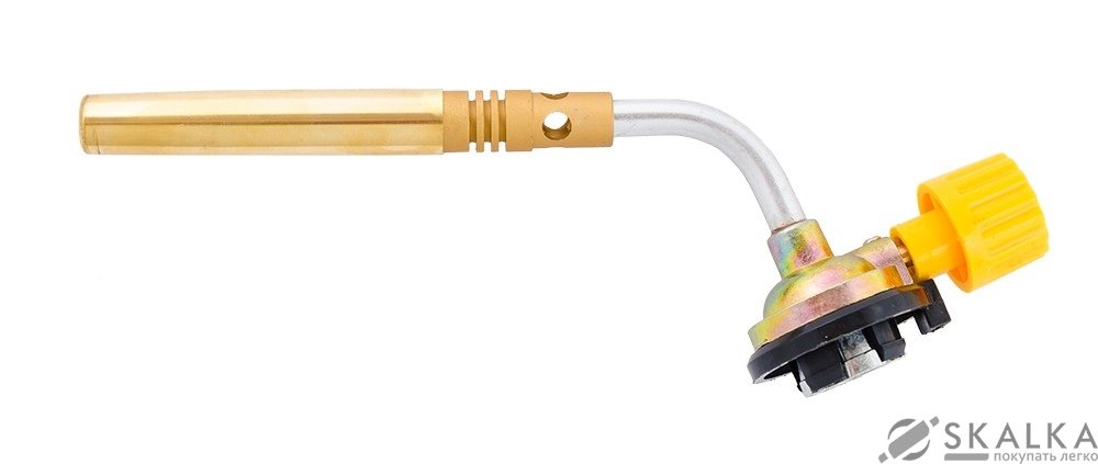На фото Горелка Mastertool для газового баллона Огонек Ø 14 мм 1300*С (44-5021)