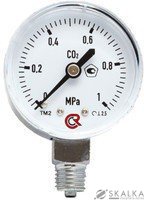 На фото Манометр углекислотный Vita 0-1МПа (AR-0009)