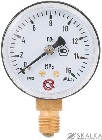 На фото Манометр углекислотный Vita 0-16МПа (AR-0010)