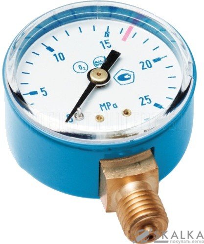 На фото Манометр кислородный Vita 0-25МПа (AR-0012)