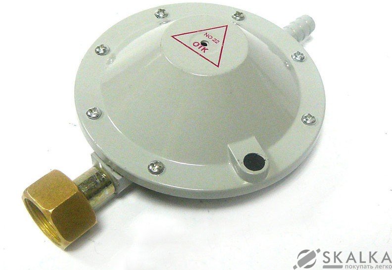 На фото Редуктор Vita пропановый РДСГ-1-1.2 Беларусь латунь (лягушка, жабка) (AR-0004)