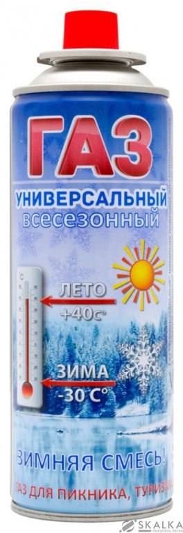 На фото Газовый баллон Vita 220г Украина Зимняя смесь (GB-0003)