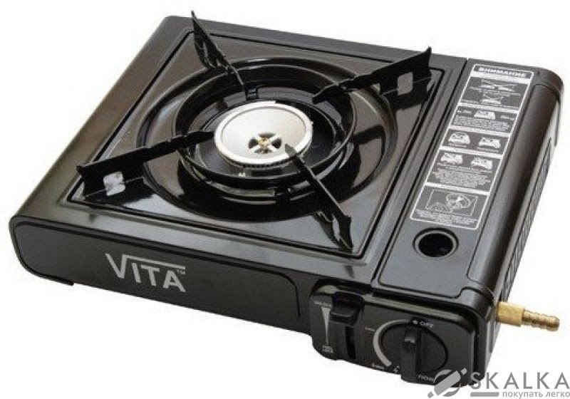 На фото Плита портативная Vita MS-2500LPG с адаптером в кейсе (GP-0000)