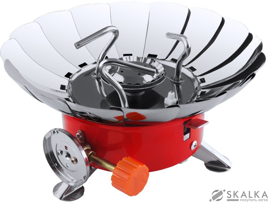 Плита портативная Vita с лепестками от ветра большая (GP-0009) На фото Плита портативная Vita с лепестками от ветра большая (GP-0009)