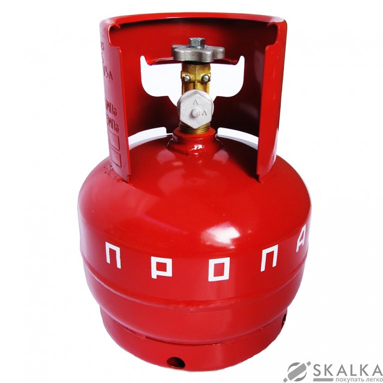 На фото Баллон газовый Novogas бытовой 5 л (58970)