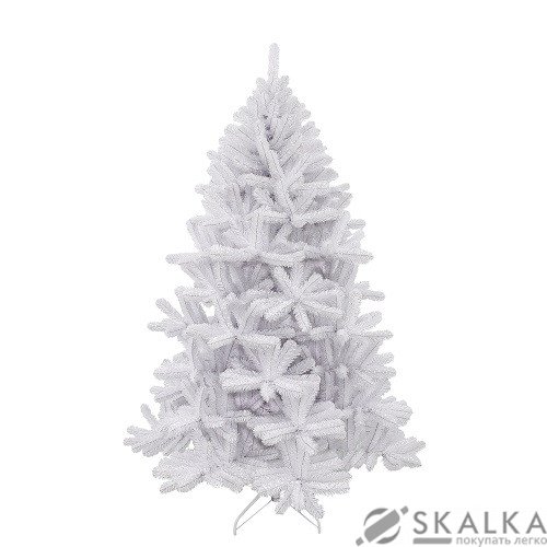 На фото Сосна TriumphTree 230 см Icelandic iridescent белая с блеском (1013580)