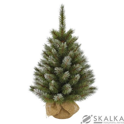 На фото Сосна TriumphTree 90 см Pittsburgh зеленая с эффектом покрытия инеем (379743)