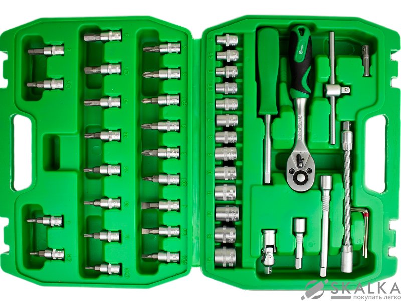 На фото Набор инструментов Intertool 46шт 1/4" (ET-6046)