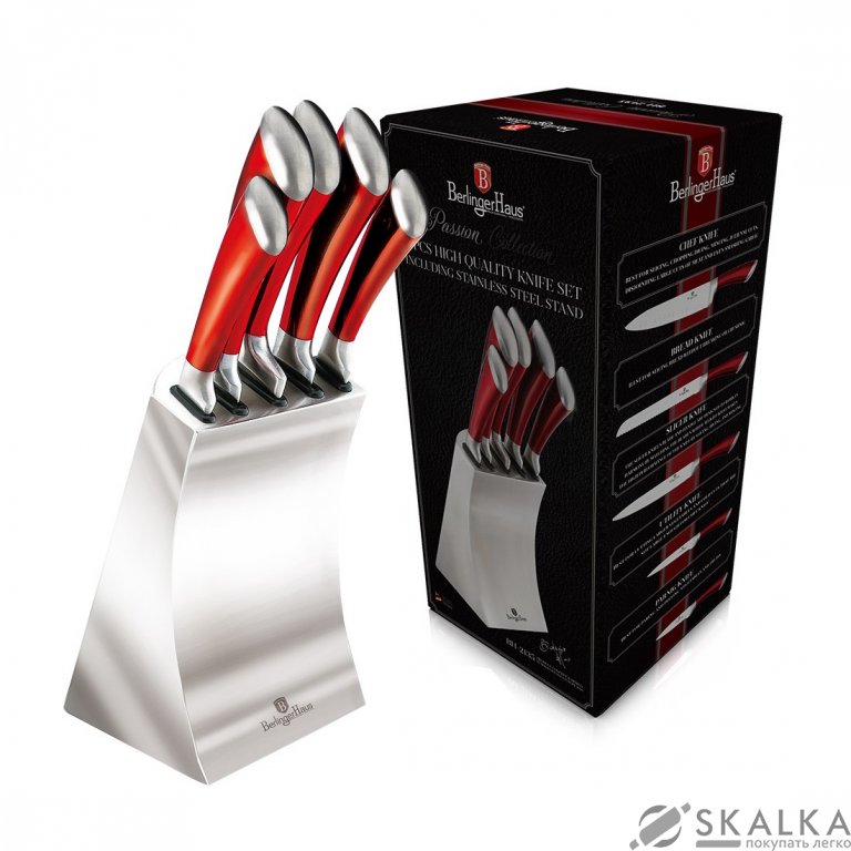 Набор ножей Berlinger Haus Passion Collection 6 предметов (BH-2135) На фото Набор ножей Berlinger Haus Passion Collection 6 предметов (BH-2135)