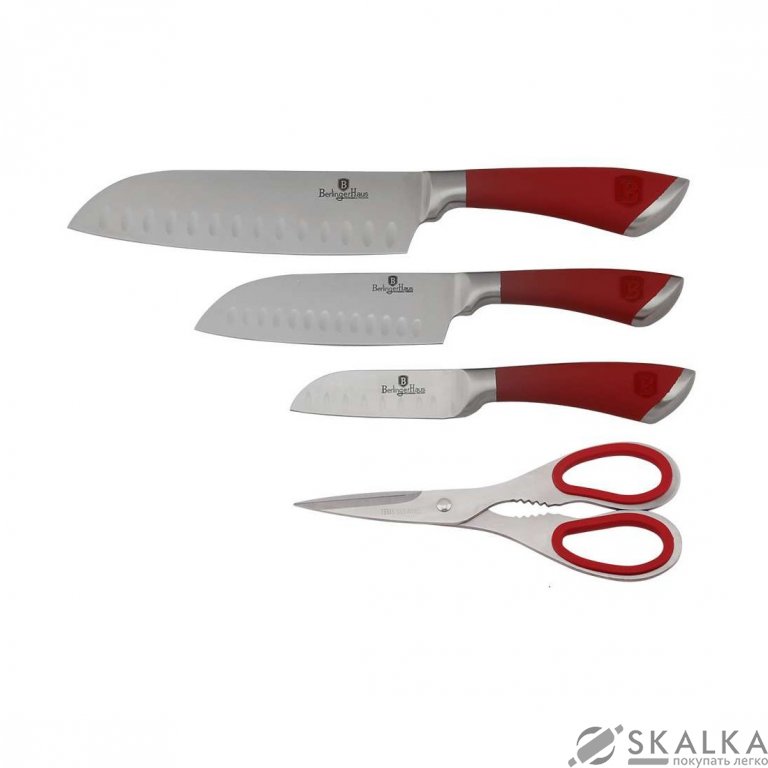 На фото Набор ножей Berlinger Haus Velvet Chef Line 4 предмета (BH-2053)