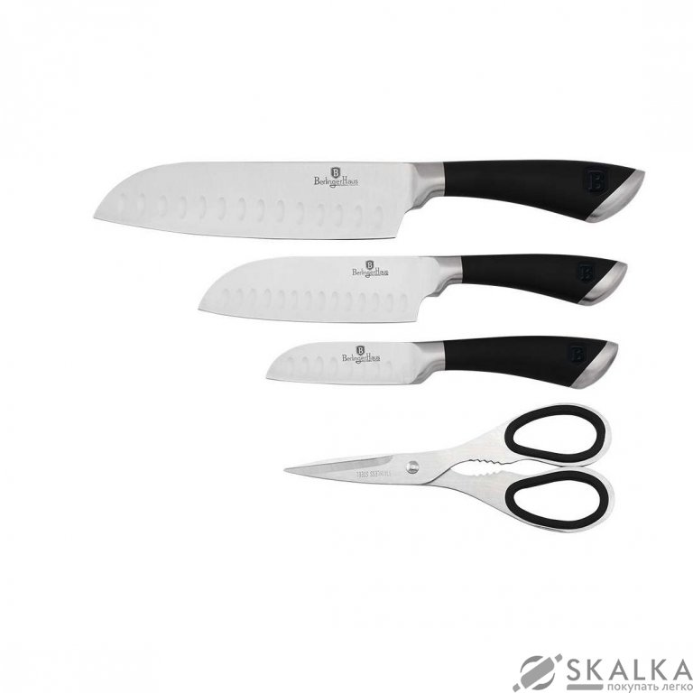 На фото Набор ножей Berlinger Haus Velvet Chef Line 4 предмета (BH-2054)