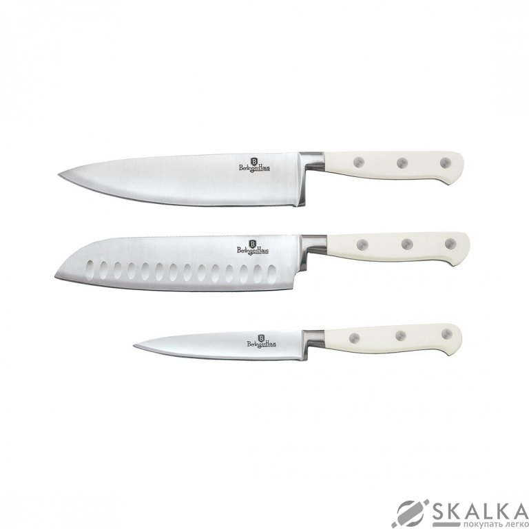 На фото Набор ножей Berlinger Haus Piano Collection 3 предмета (BH-2078)
